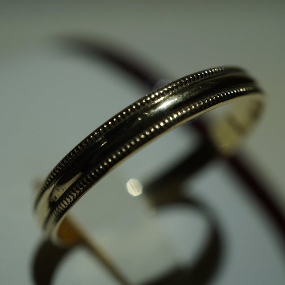 10KY gold Size 12 Wedding band - Picture 3 of 6